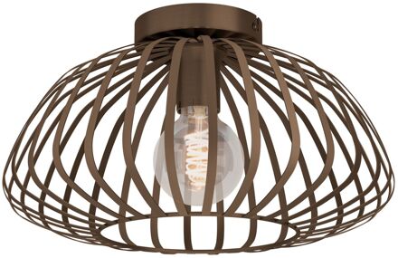 Eglo Espinal Plafondlamp - E27 - Ø 38.5 cm - Brons - Staal Koperkleurig