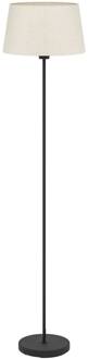Eglo Febres vloerlamp, zwart/wit wit / opaal