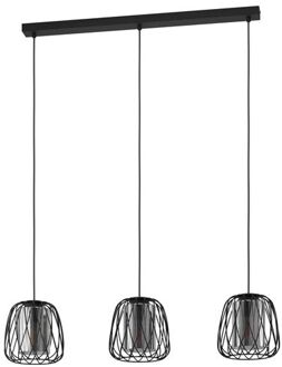 Eglo Floresta Hanglamp - E27 - 89 cm - Zwart