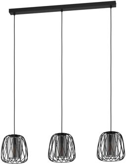 Eglo Floresta Hanglamp - E27 - 89 cm - Zwart