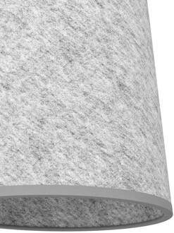 Eglo Hanglamp Alsager met drie vilten kappen grijs, zwart