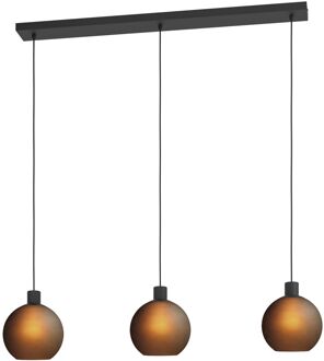 Eglo Hanglamp Cesenatico Gerookt Glas 3xe27
