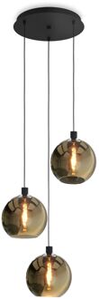 Eglo Hanglamp Cesenatico Glas Goud ⌀42,6cm 3xe27