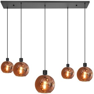 Eglo Hanglamp Cesenatico Koper 5xe27
