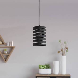 Eglo Hanglamp Cremella, Ø 18 cm, zwart, staal