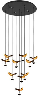 Eglo Hanglamp Dracera 10 lichts Ø 58 cm zwart