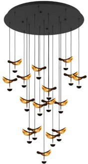 Eglo Hanglamp Dracera 17 lichts Ø 78 cm zwart