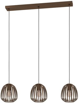 Eglo Hanglamp Espinal Brons 3xe27