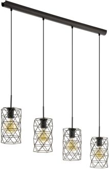 Eglo Hanglamp ESTEVAU 4x60 W bruin 97066