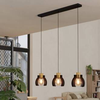 Eglo Hanglamp Stillington 1, 3-lamps, balken zwart