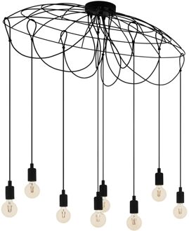 Eglo Hogsmill Hanglamp - E27 - 115,5 cm - Zwart