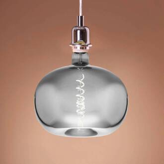 Eglo LED lamp E27 4W Groot formaat appelvorm filament chroom