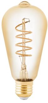 Eglo Ledfilamentlamp Amber St64 Spiraal Dimbaar E27 4w