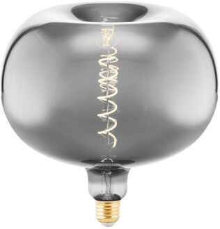 Eglo Ledfilamentlamp Apple - Chroom - D22cm - Dimbaar - Warm Wit - E27 - 4w