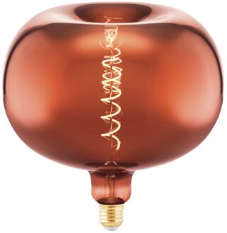Eglo Ledfilamentlamp Apple - Koper - D22cm - Dimbaar - Warm Wit - E27 - 4w