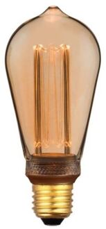 Eglo Ledfilamentlamp Edison - Amber - D6,5cm - Dimbaar - Warm Wit - E27 - 4,3w