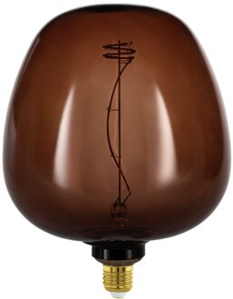 Eglo Ledfilamentlamp G190 - Amber - D19cm - Dimbaar - Warm Wit - E27 - 4w