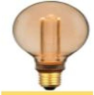 Eglo Ledfilamentlamp G95 Bruin E27 4,3w