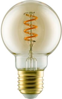 Eglo Ledfilamentlamp Peertje - Amber - D4,8cm - Dimbaar - Warm Wit - E27 - 4w
