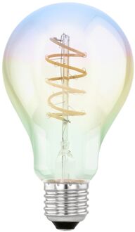 Eglo Ledfilamentlamp Peertje Rainbow Spiral - D7,5cm - Dimbaar - Warm Wit - E27 - 4w