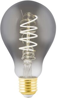 Eglo Ledfilamentlamp Peertje - Smoke - D7,5cm - Dimbaar - Warm Wit - E27 - 4w