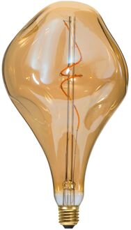 Eglo Ledfilamentlamp Spiral - Amber - D16,5cm - Dimbaar - Warm Wit - E27 - 4w