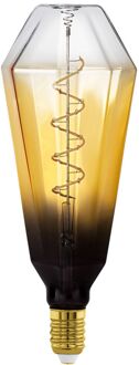 Eglo Ledfilamentlamp Spiral T100 - Zand - D10cm - Dimbaar - Warm Wit - E27 - 4w