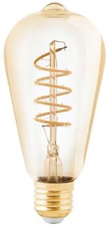 Eglo Ledfilamentlamp St64 Amber Spiraal E27 4w