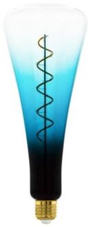 Eglo Ledfilamentlamp T110 - Blauw - D11cm - Dimbaar - Warm Wit - E27 - 4w