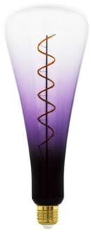 Eglo Ledfilamentlamp T110 - Paars - D11cm - Dimbaar - Warm Wit - E27 - 4w