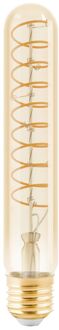 Eglo Ledfilamentlamp T30 Spiral - Amber - D3cm - Dimbaar - Warm Wit - E27 - 4w