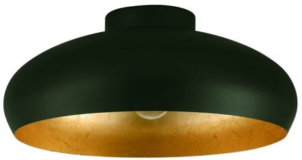Eglo Mogano 2 Plafondlamp - E27 - Ø28 cm - Zwart|Bladgoud