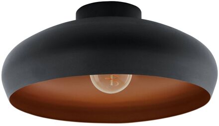 Eglo Mogano Plafondlamp Ø 40 cm - Zwart/Koper Koper, Zwart