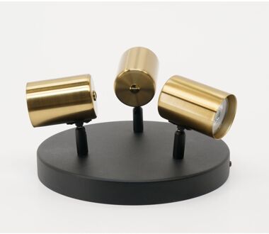 Eglo Opbouwspot Consuma - Goud - Ip44 - D25cm - 3xgu10