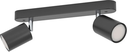 Eglo Opbouwspot Reciso-e - Zwart - 30cm - 2xgu10