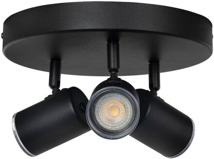 Eglo Opbouwspot Sappanico - Zwart - D25cm - 3xgu10