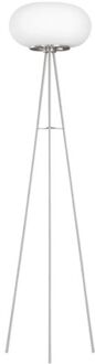 Eglo Optica Vloerlamp - E27 - 157 cm - Grijs/Wit