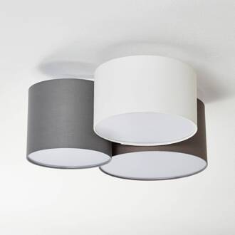 Eglo Pastore Plafondlamp - E27 - 61 cm - Wit, Grijs/Antraciet-Bruin