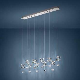 Eglo Pianopoli hangende plafondverlichting Flexibele montage Chroom, Transparant