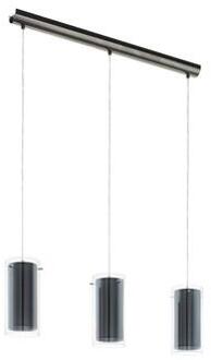 Eglo Pinto Textil Hanglamp - E27 - 82 cm - Grijs