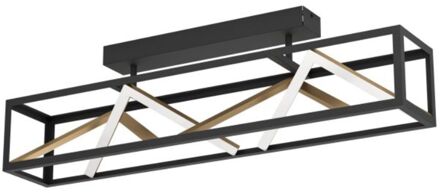 Eglo Plafondlamp/1 Led 45w Penela Zwart Goud