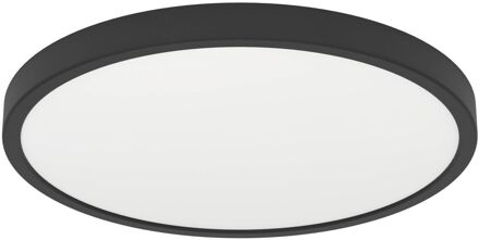 Eglo Plafondlamp Badkamer Fueva 6 Zwart ⌀21cm 11,5w