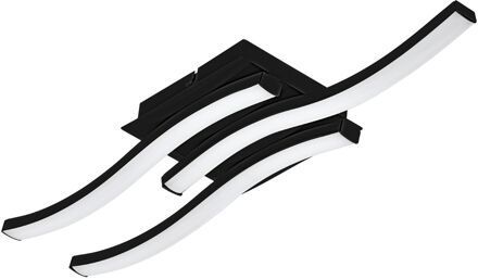 Eglo Plafondlamp Cabezas-e Zwart Warm Wit 12w