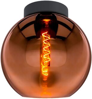 Eglo Plafondlamp Cesenatico Glas Koper ⌀25cm E27