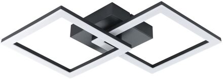 Eglo Plafondlamp Huerta-e Zwart Koel Wit 20w