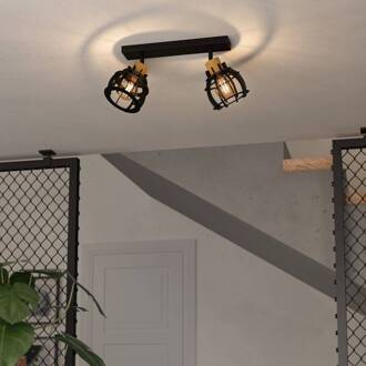 Eglo Plafondlamp Stillington 1, 2-lamps zwart