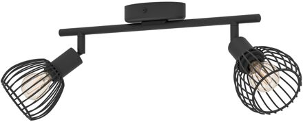 Eglo Plafondspot Sonnino Zwart 2xe14