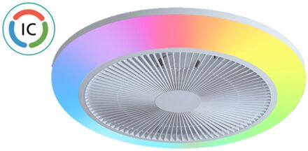 Eglo Plafondventilator Bloemendaal Wit ⌀46cm 20,8w+12w