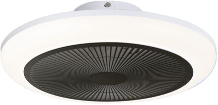 Eglo Plafondventilator Santpoort Met Cct Led - Zwart - 46cm - 20,8w - Met Afstandsbediening