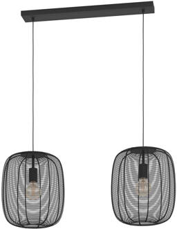 Eglo Rinroe Hanglamp - E27 - 90 cm - Zwart - Staal